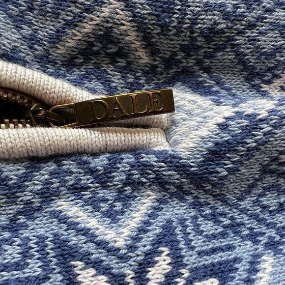 Vintage Dale of Norway Sweater Mens Bomull Baumwolle blue  1879  Olympics sz M - Picture 8 of 9